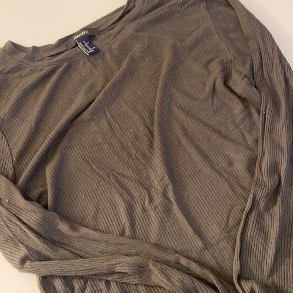 ribbed long sleeve